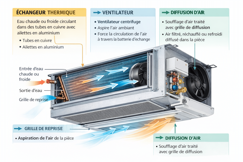 Fonctionnement Ventilo-convecteur